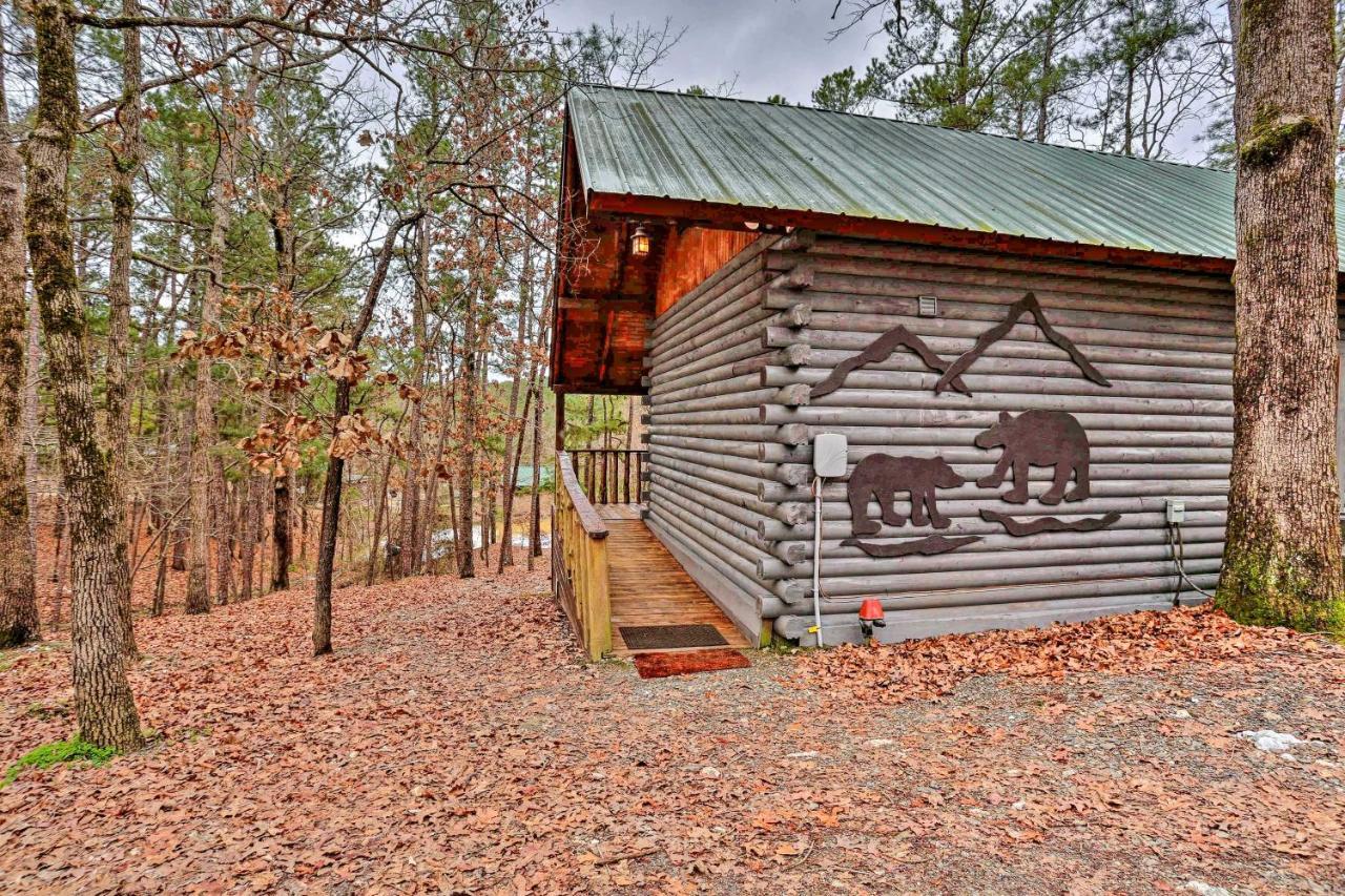 Broken Bow Log Cabin With Fire Pit, Pond, And Deck! Kültér fotó